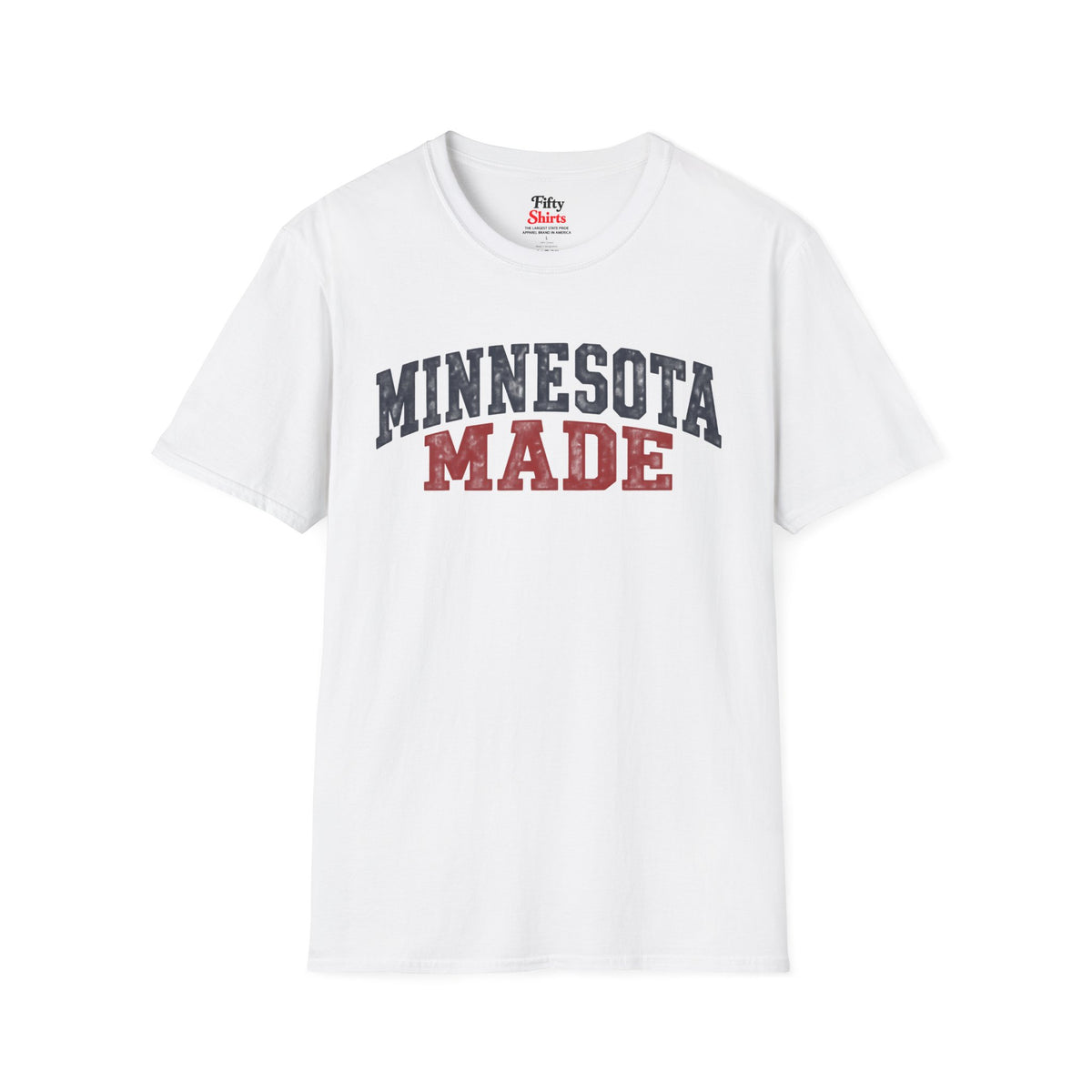 Minnesota Made Unisex Softstyle T Shirt State Name Graphic Tee