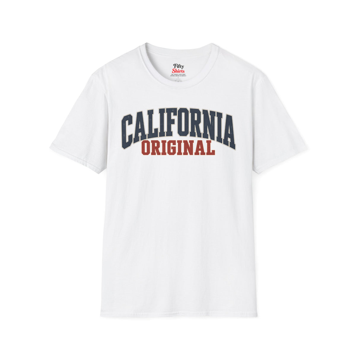California Original Unisex Softstyle T Shirt State Name Graphic Tee