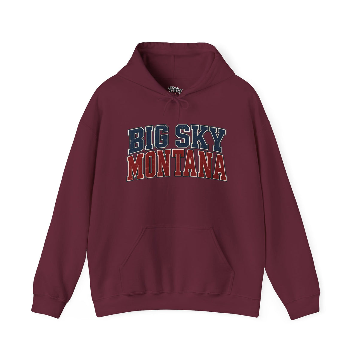 Big Sky Montana Unisex Hoodie State Name Graphic