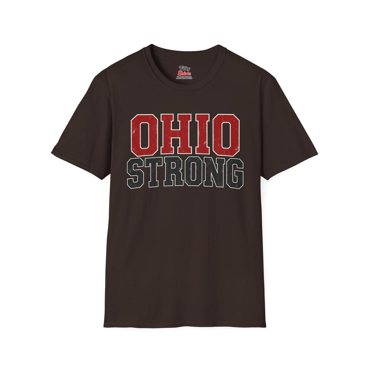 Ohio Strong Unisex Softstyle T Shirt State Name Graphic Tee