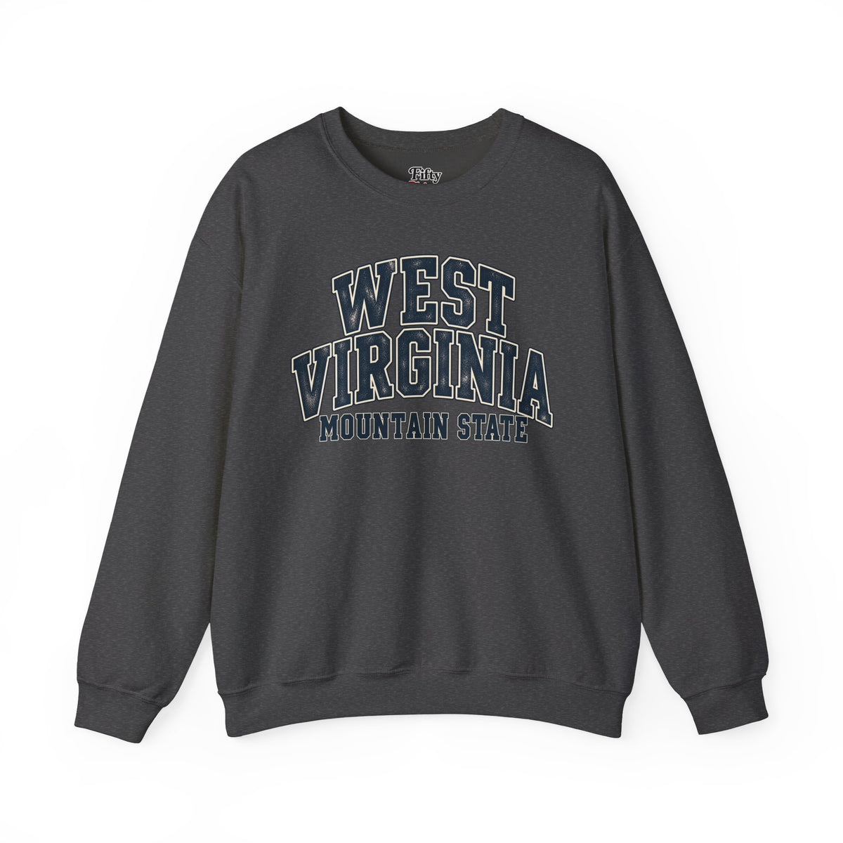 West Virginia Mountain State Unisex Crewneck Sweatshirt State Name Graphic