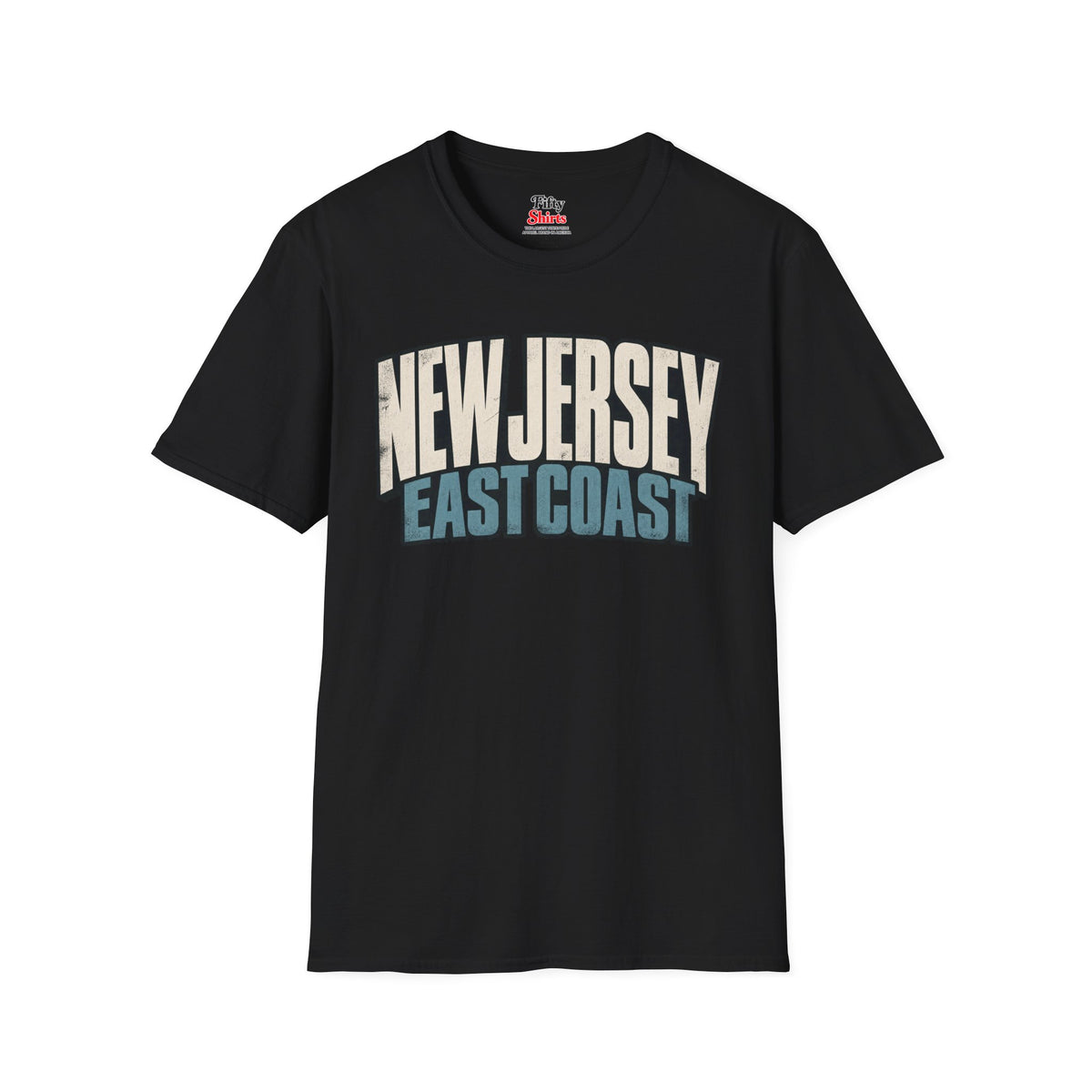 New Jersey East Coast Unisex Softstyle T Shirt State Name Graphic Tee