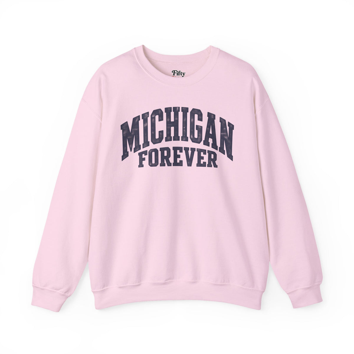 Michigan Forever Unisex Crewneck Sweatshirt State Name Graphic