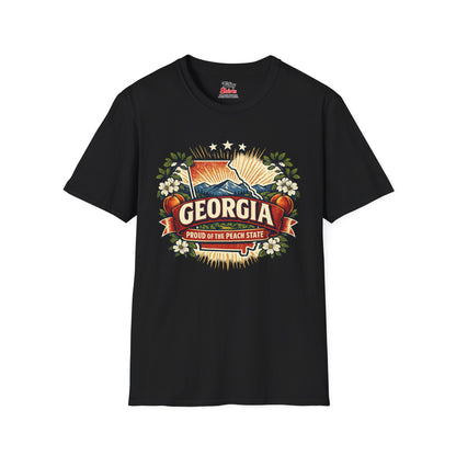 Georgia State Pride Unisex Softstyle T Shirt State Pride Graphic Tee Collections FS03