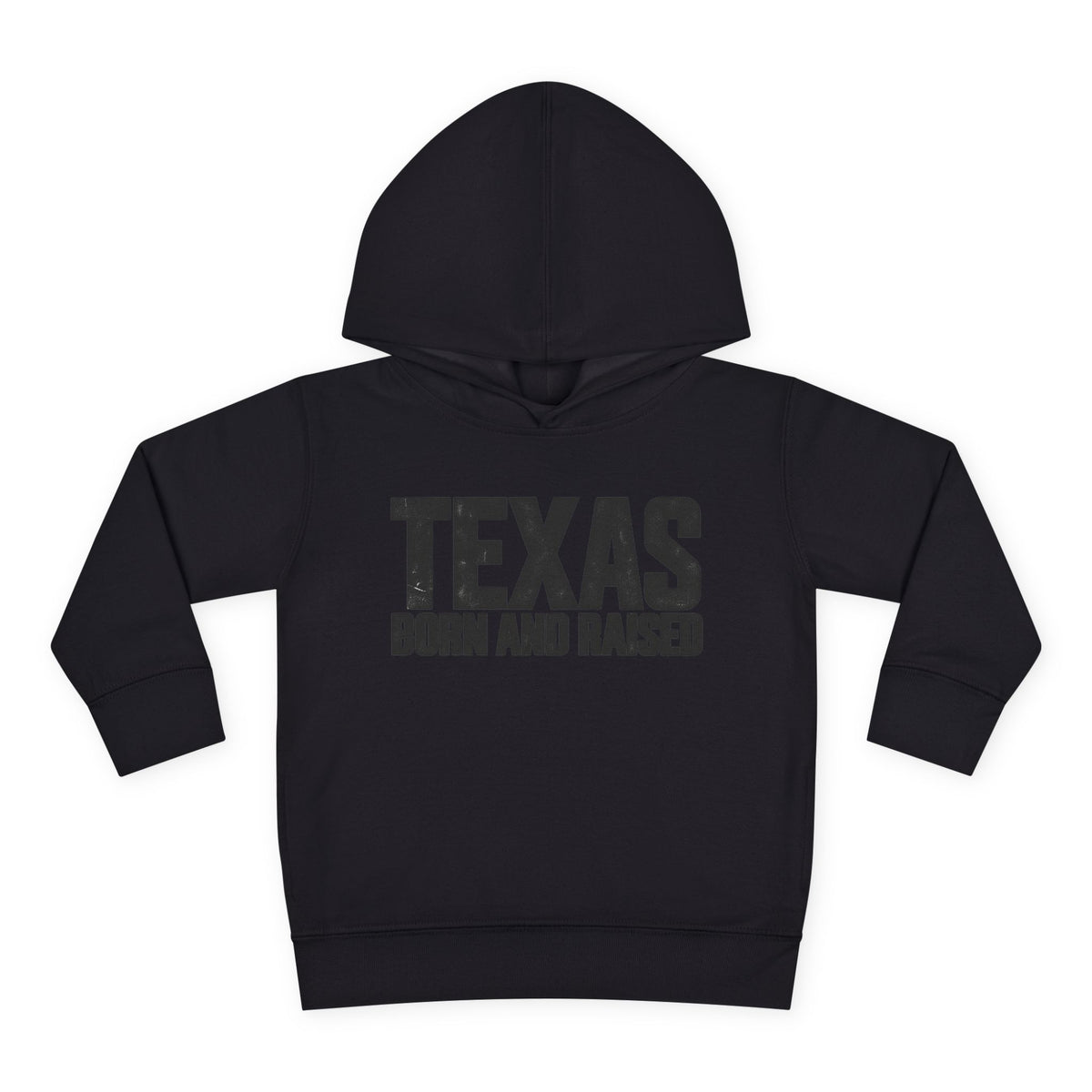 Texas Born and Raised Modern Minimal Unisex Toddler Pullover Fleece Hoodie