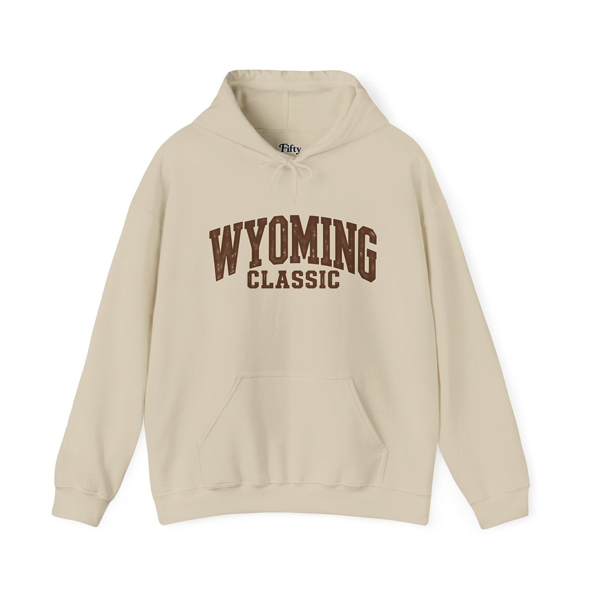 Wyoming Classic Unisex Hoodie State Name Graphic