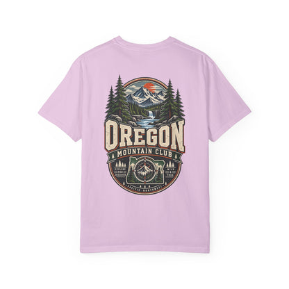 Oregon Mountain Club Unisex Comfort Color 1717 Streetwear Graphic Tee