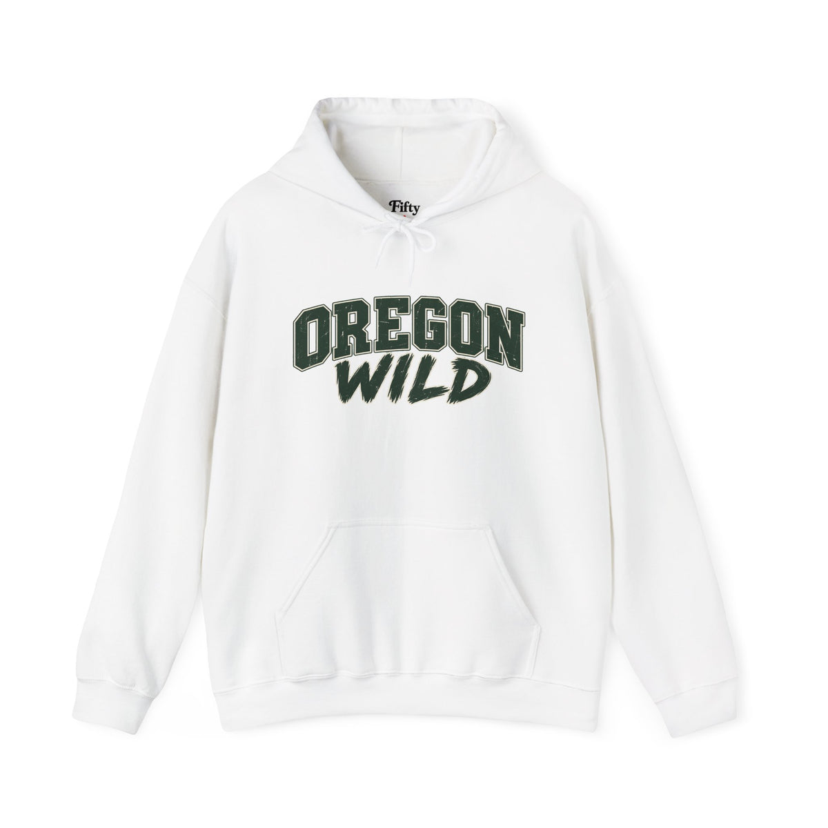 Oregon Wild Unisex Hoodie State Name Graphic