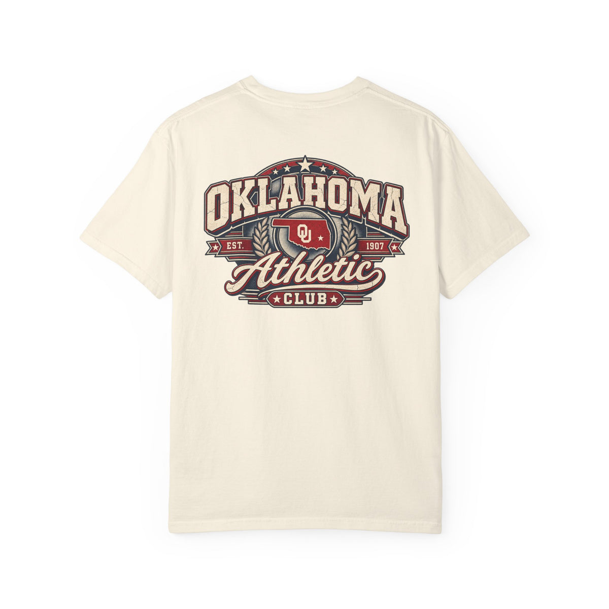 Oklahoma Athletic Club Unisex Comfort Color 1717 Streetwear Graphic Tee