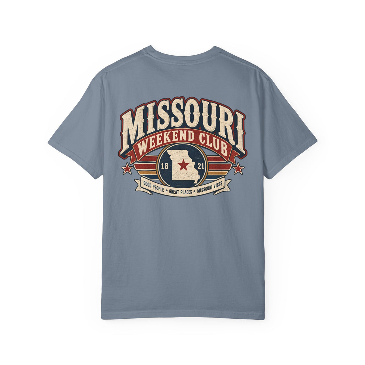 Missouri Weekend Club Unisex Comfort Color 1717 Streetwear Graphic Tee