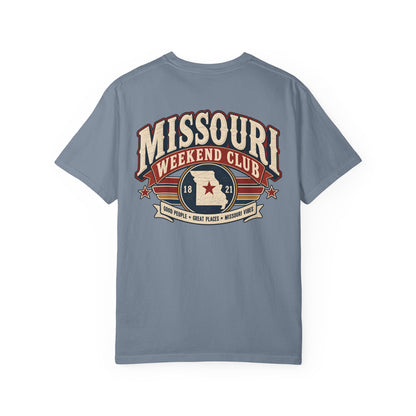 Missouri Weekend Club Unisex Comfort Color 1717 Streetwear Graphic Tee