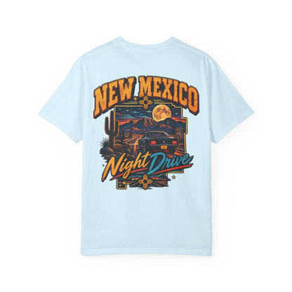 New Mexico Night Drive Unisex Comfort Color 1717 Streetwear Graphic Tee