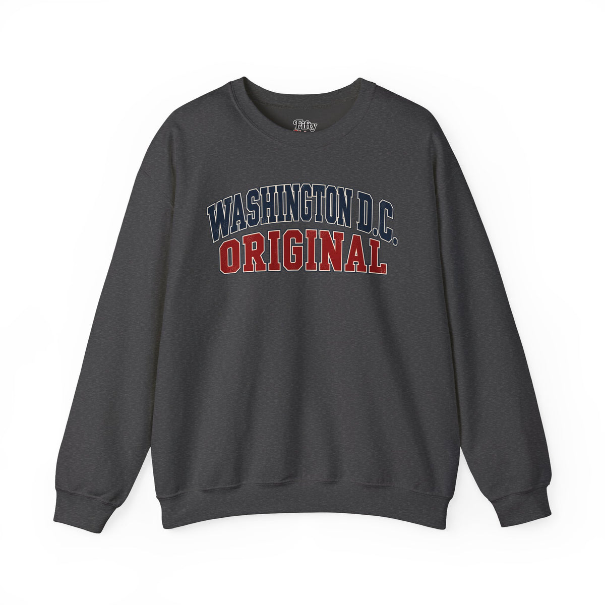 Washington DC Original Unisex Crewneck Sweatshirt State Name Graphic