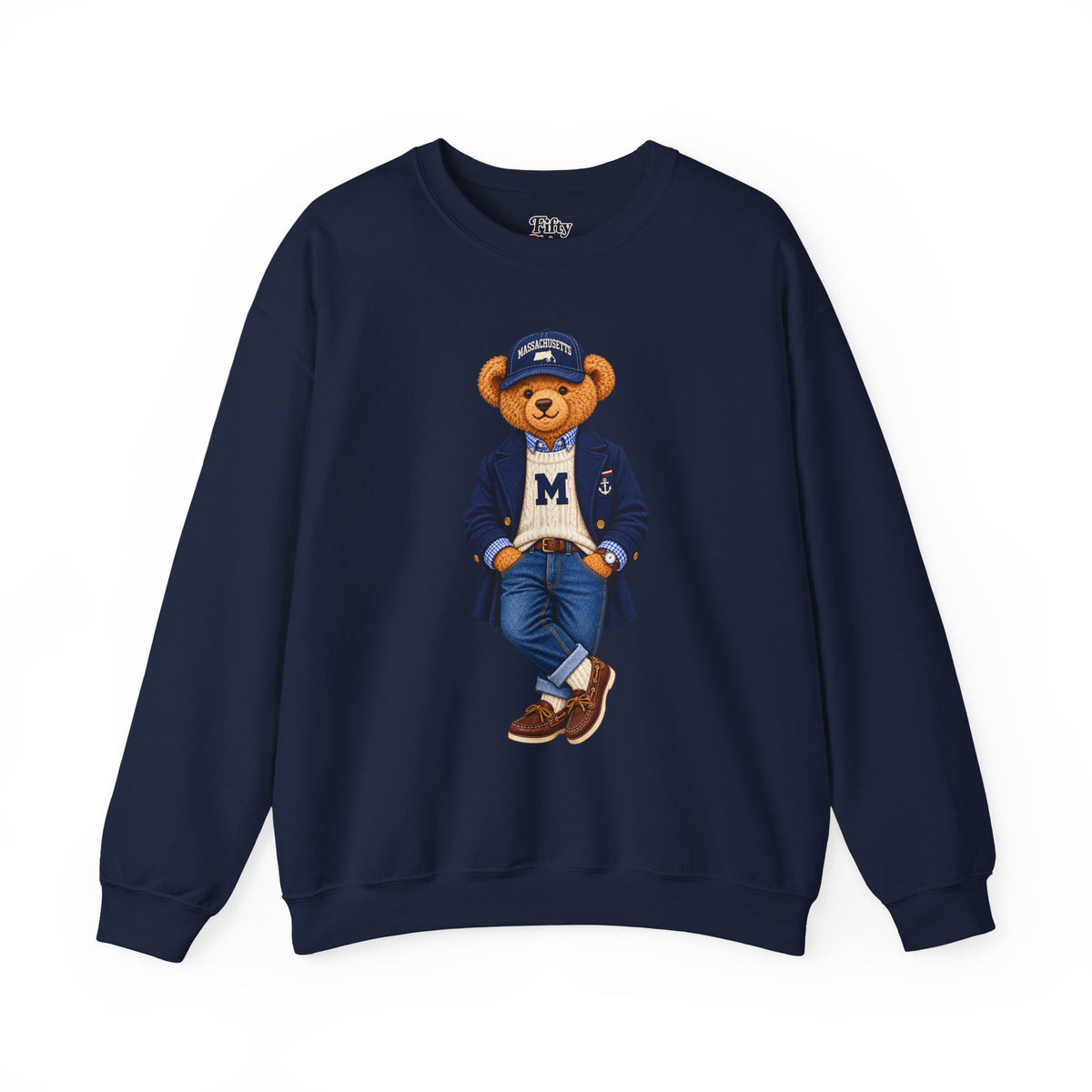 Massachusetts - Game Day Teddy Bear Sweatshirt