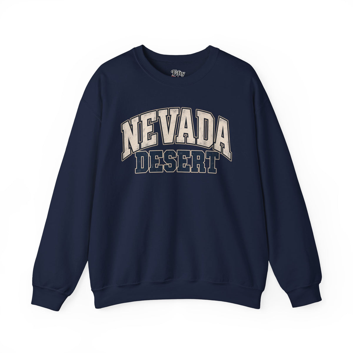 Nevada Desert Unisex Crewneck Sweatshirt State Name Graphic