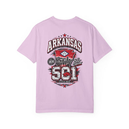 Arkansas 501 Unisex Comfort Color 1717 Streetwear Graphic Tee