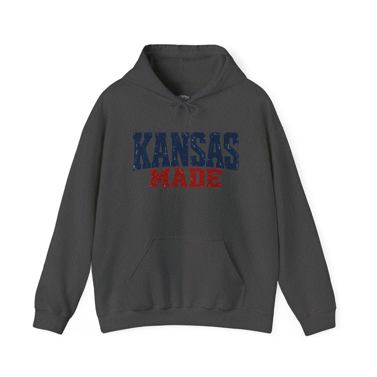 Kansas Made Unisex Hoodie State Name Graphic
