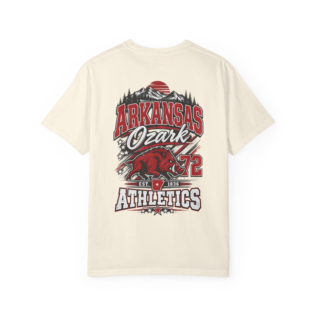 Arkansas Ozark Athletics Unisex Comfort Color 1717 Streetwear Graphic Tee