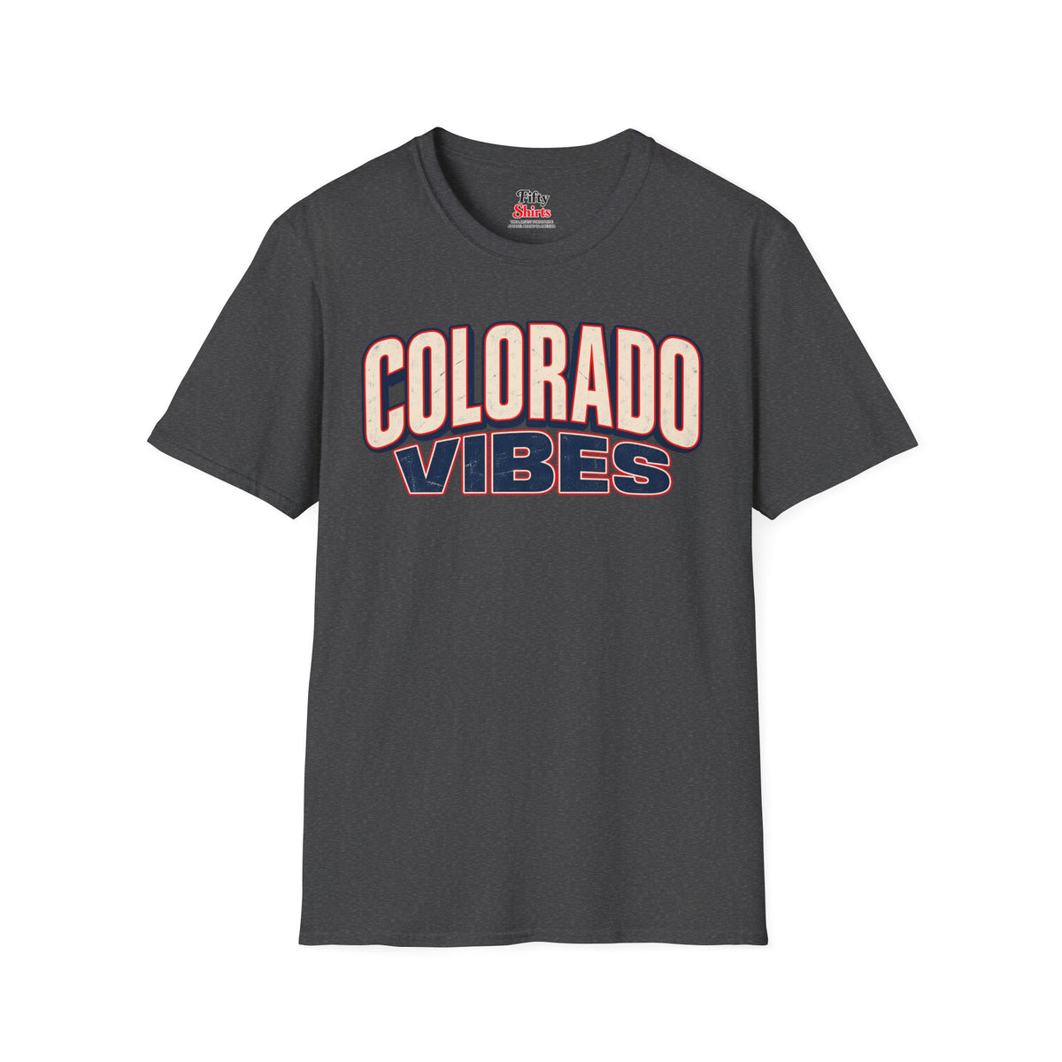 Colorado Vibes Unisex Softstyle T Shirt State Name Graphic Tee
