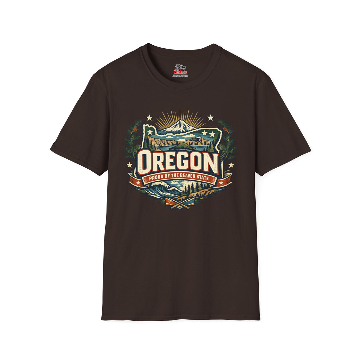 Oregon State Pride Unisex Softstyle T Shirt State Pride Graphic Tee Collections FS03