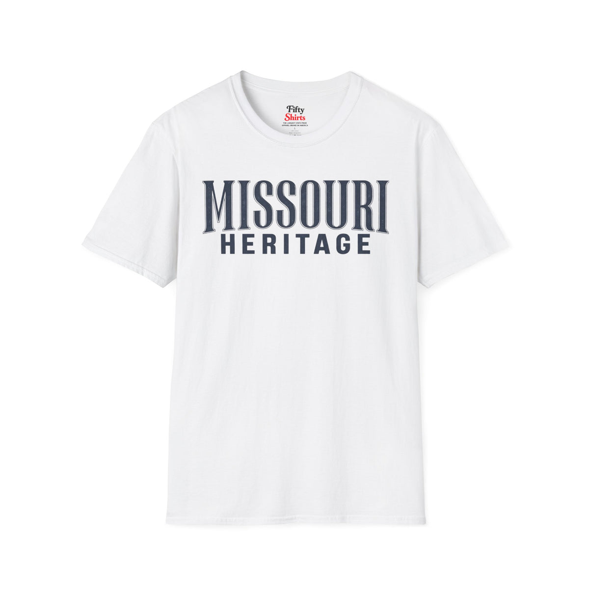 Missouri Heritage Unisex Softstyle T Shirt State Name Graphic Tee