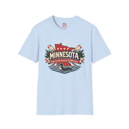 Minnesota State Pride Unisex Softstyle T Shirt State Pride Graphic Tee Collections FS03