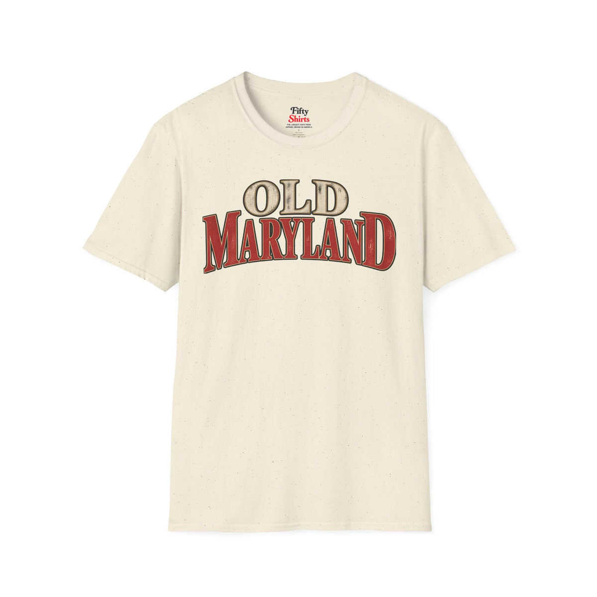 Old Maryland Unisex Softstyle T Shirt State Name Graphic Tee