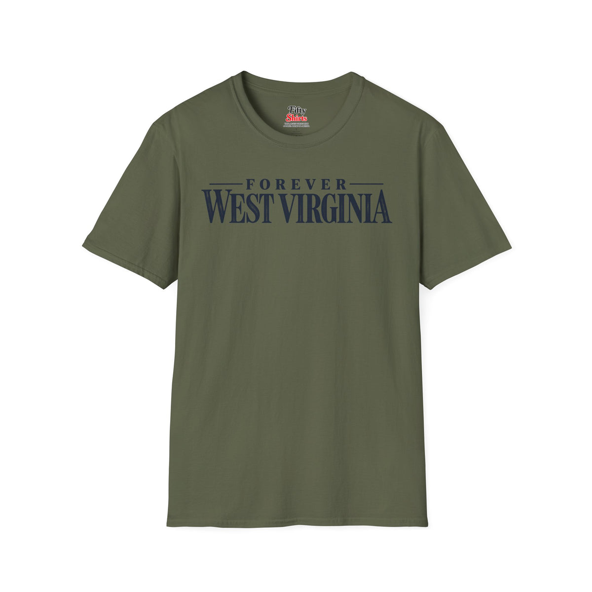 Forever West Virginia Unisex Softstyle T Shirt State Name Graphic Tee