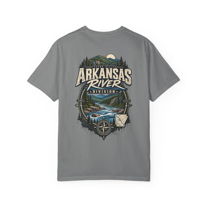 Arkansas River Division Unisex Comfort Color 1717 Streetwear Graphic Tee