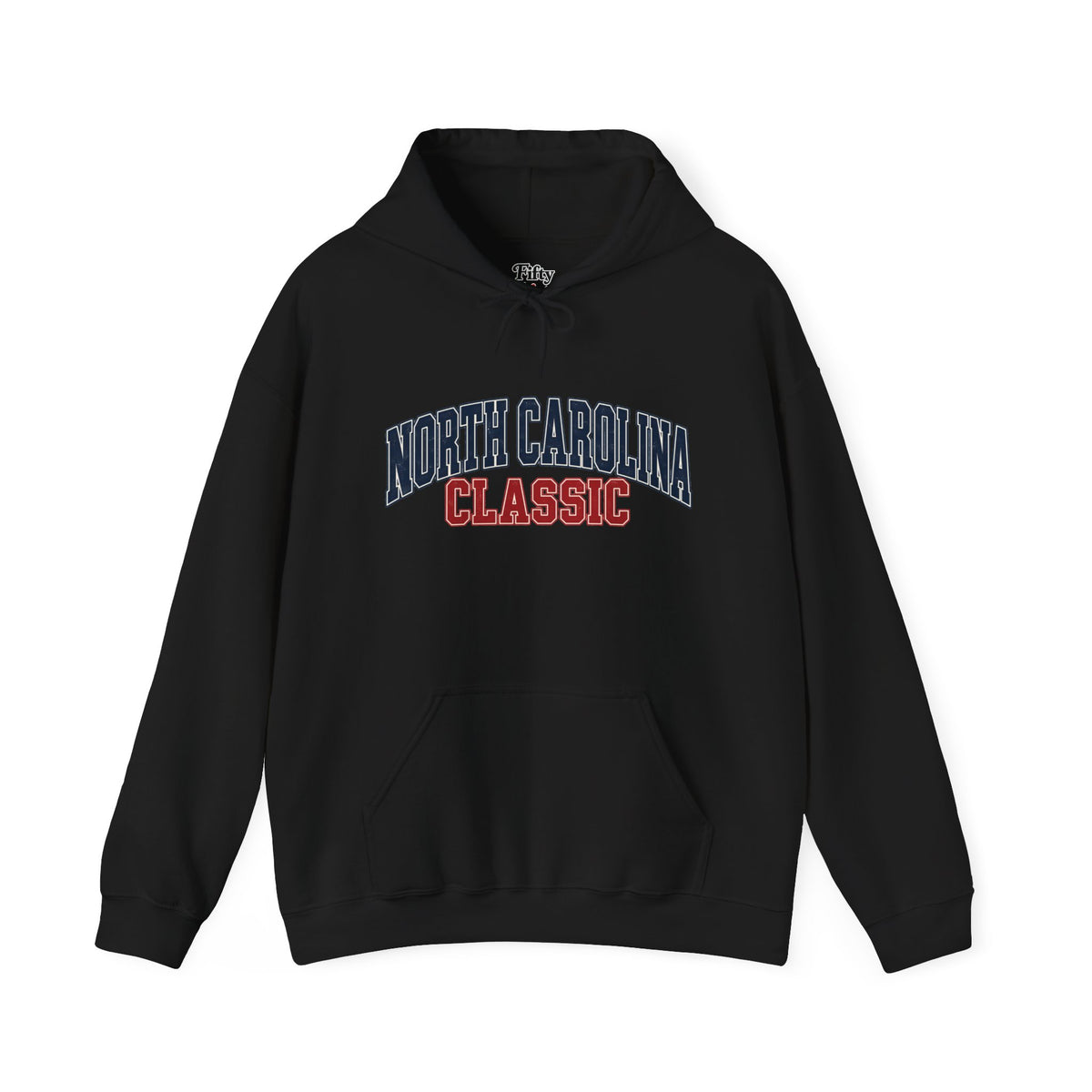 North Carolina Classic Unisex Hoodie State Name Graphic
