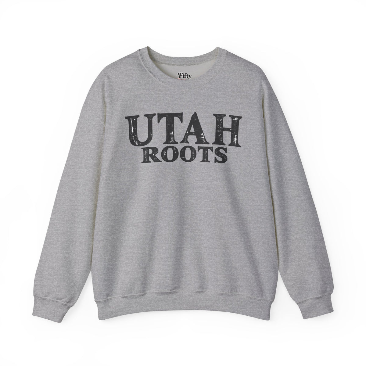 Utah Roots Unisex Crewneck Sweatshirt State Name Graphic