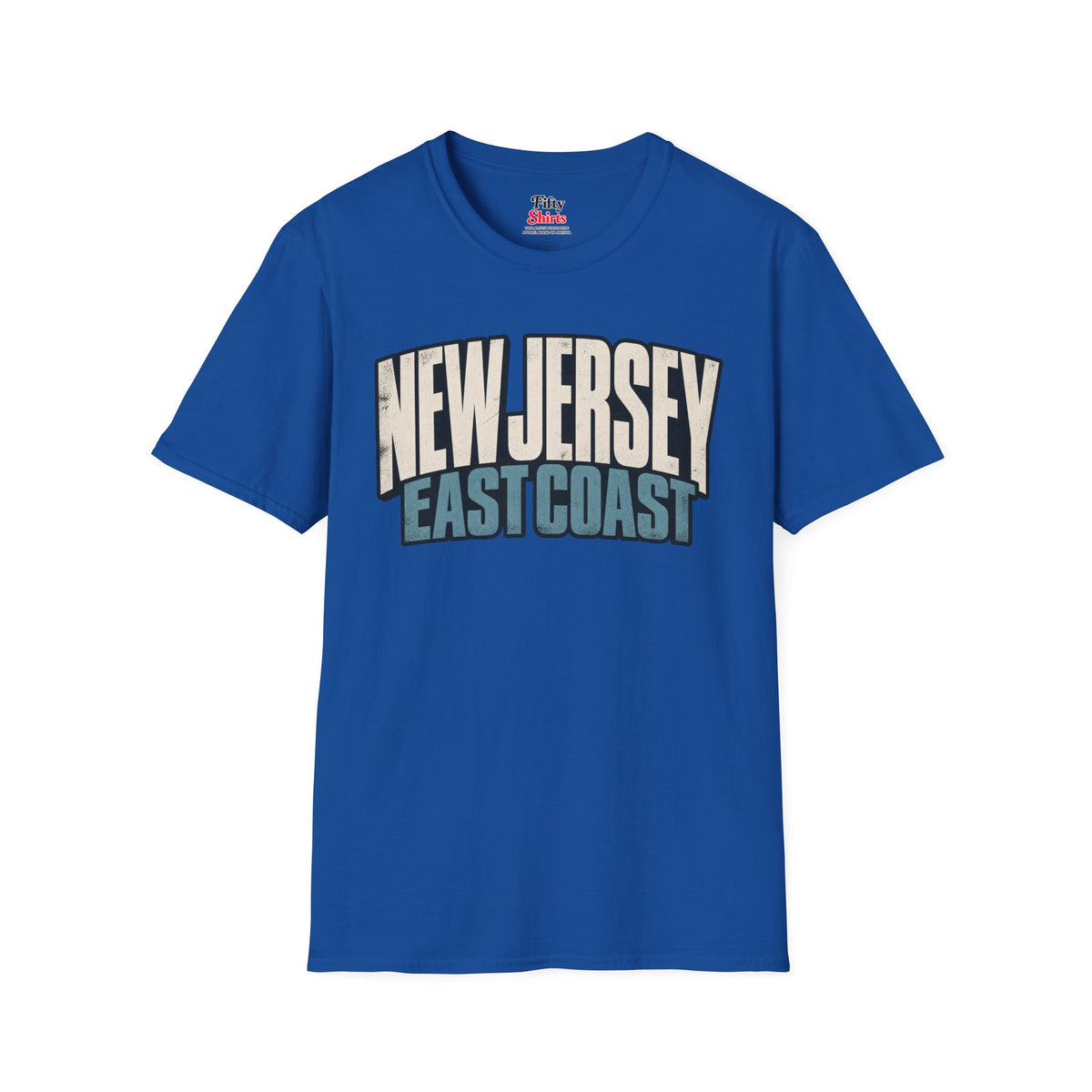 New Jersey East Coast Unisex Softstyle T Shirt State Name Graphic Tee