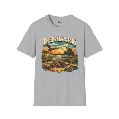 Delaware Wildlife Unisex Softstyle T Shirt State Pride Graphic Tee Collections FS03