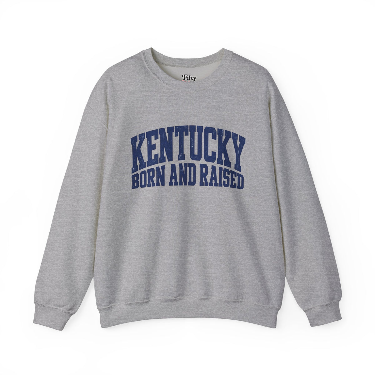 Kentucky Born and Raised Bold Athletic Unisex Sweatshirt Graphic
