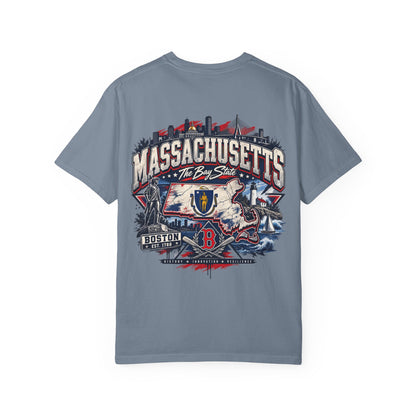 Massachusetts Street Legacy Unisex Comfort Color 1717 Streetwear Graphic Tee