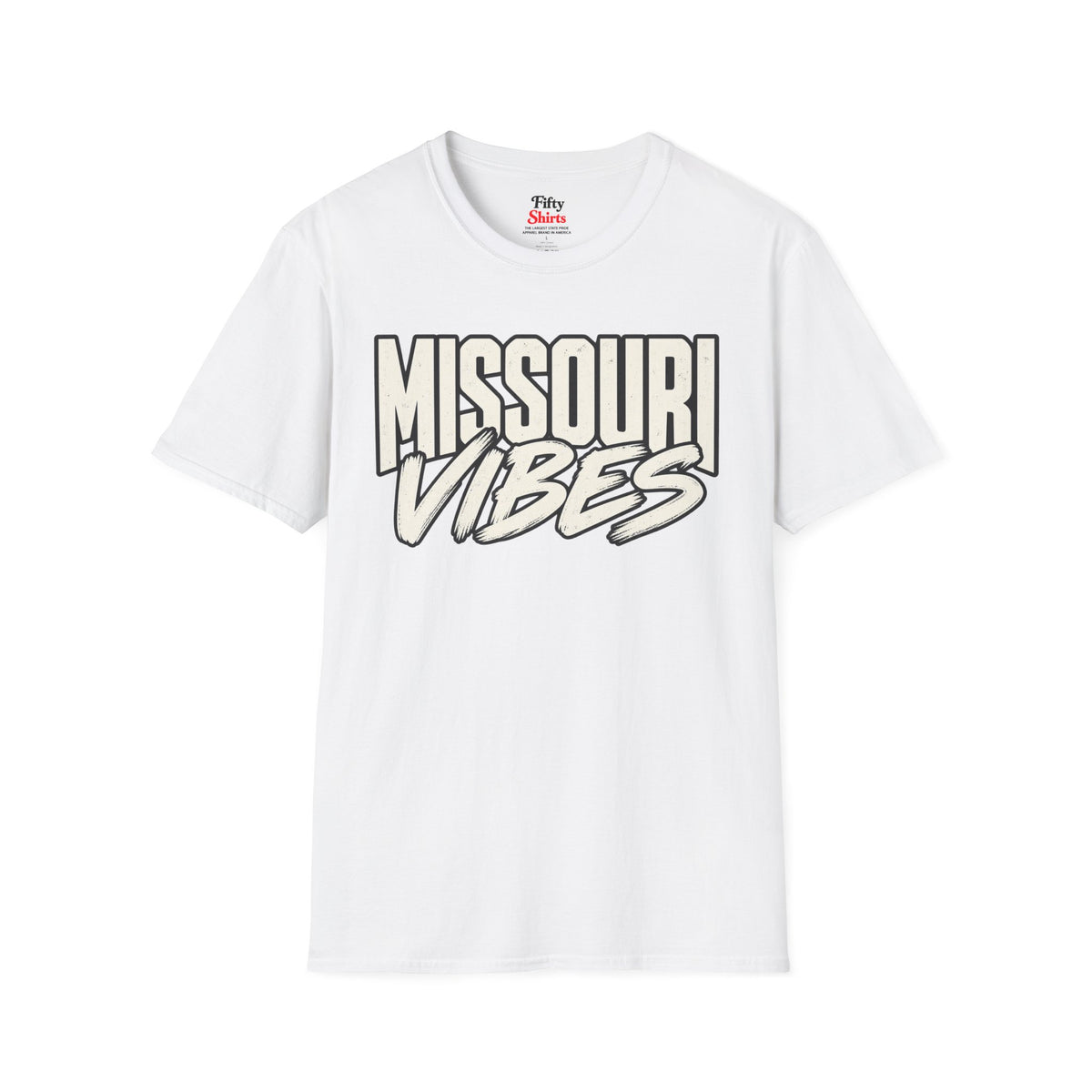Missouri Vibes Unisex Softstyle T Shirt State Name Graphic Tee