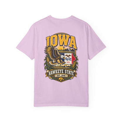 Iowa Hawkeye Legacy Unisex Comfort Color 1717 Streetwear Graphic Tee