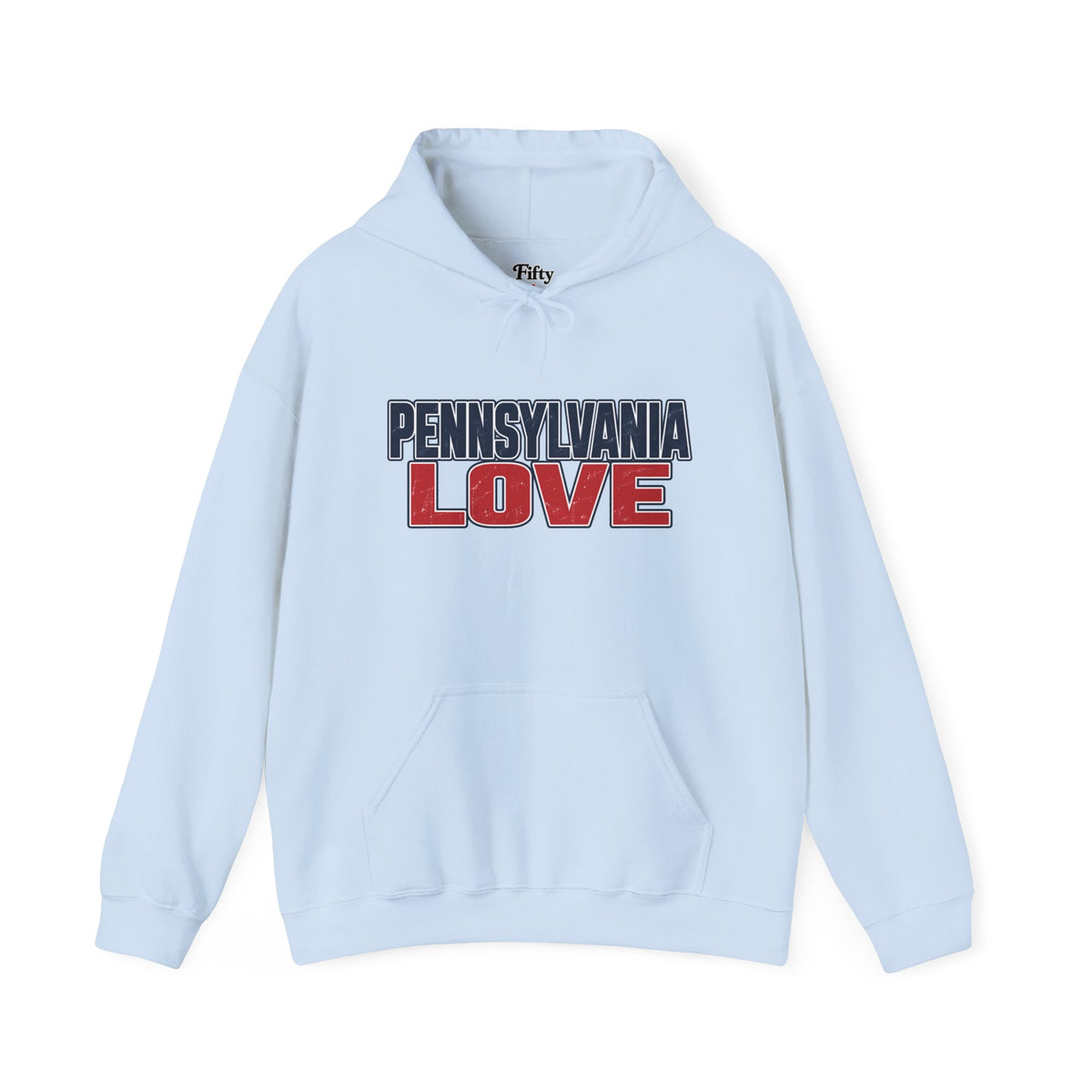 Pennsylvania Love Unisex Hoodie State Name Graphic