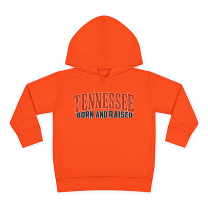 Tennessee Born and Raised Premium Southern Heritage Unisex Toddler Pullover Fleece Hoodie