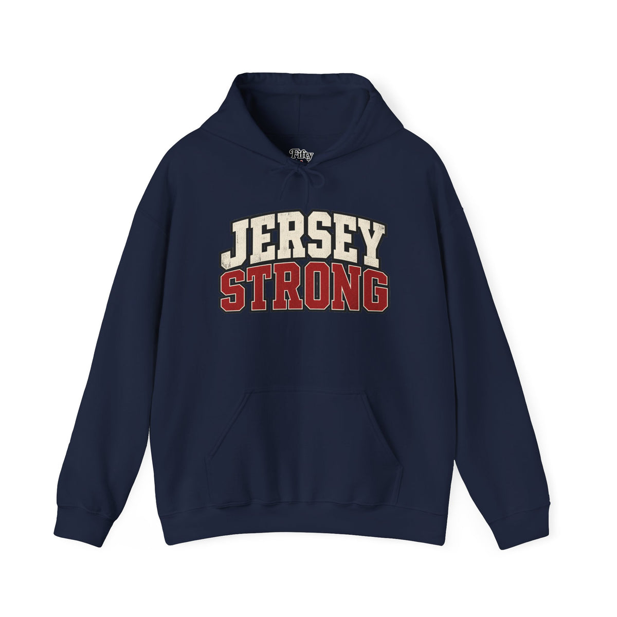 New Jersey Strong Unisex Hoodie State Name Graphic