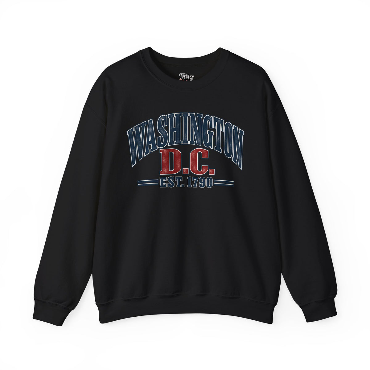 Washington DC Est 1790 Unisex Crewneck Sweatshirt State Name Graphic