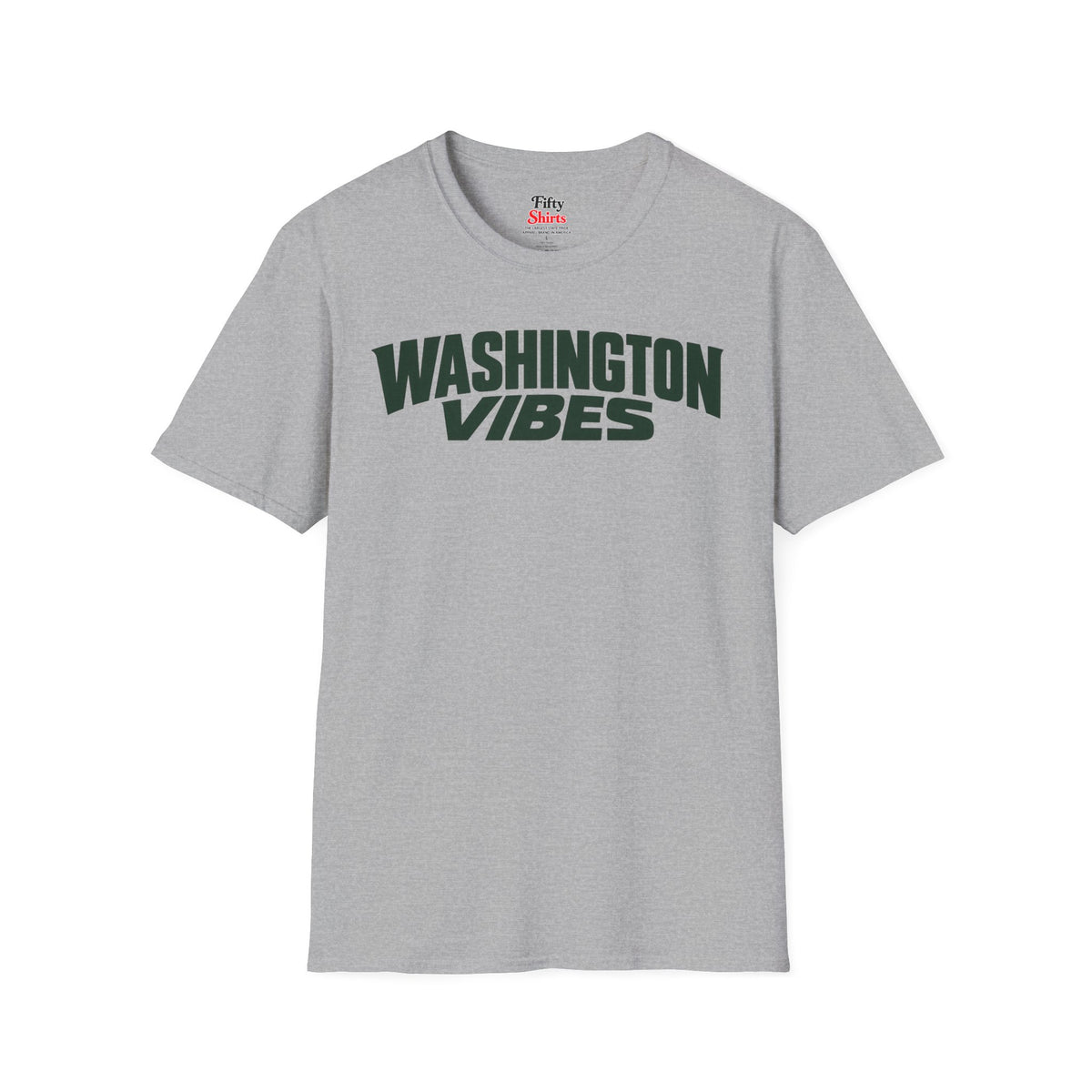 Washington Vibes Unisex Softstyle T Shirt State Name Graphic Tee