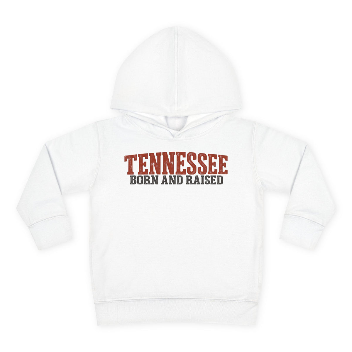 Tennessee Born and Raised Vintage Country Style Unisex Toddler Pullover Fleece Hoodie