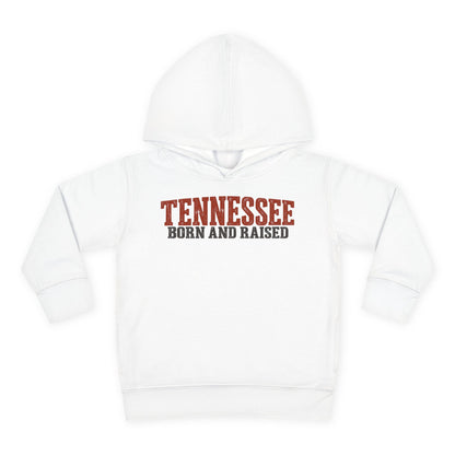 Tennessee Born and Raised Vintage Country Style Unisex Toddler Pullover Fleece Hoodie