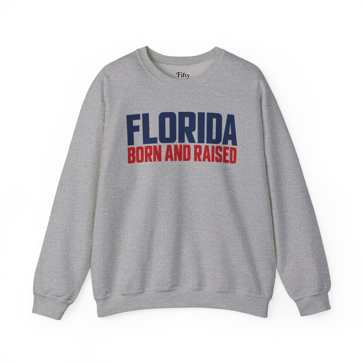 Florida Born and Raised Minimal Luxury Unisex Sweatshirt Graphic