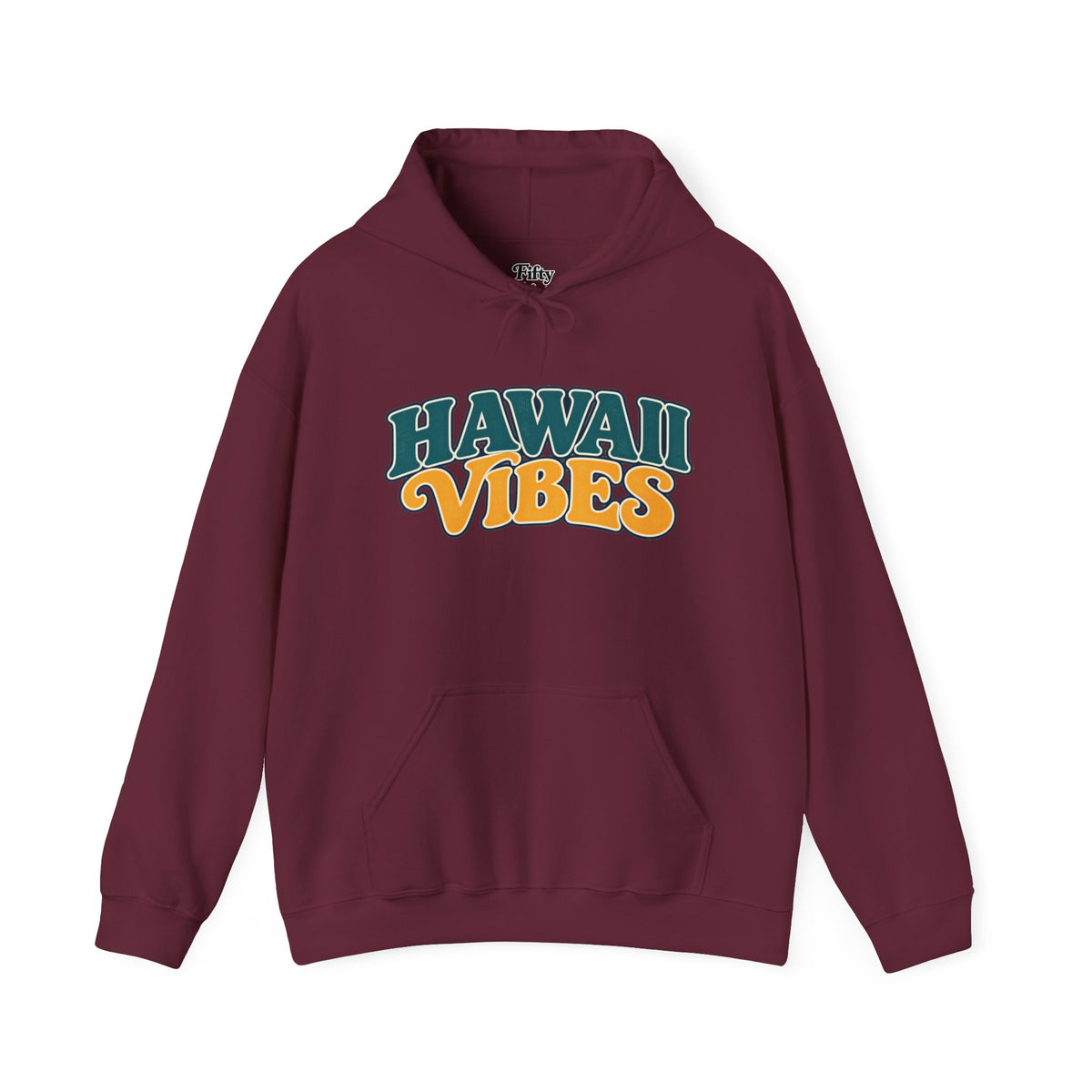 Hawaii Vibes Unisex Hoodie State Name Graphic