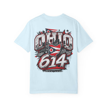 Ohio 614 Unisex Comfort Color 1717 Streetwear Graphic Tee