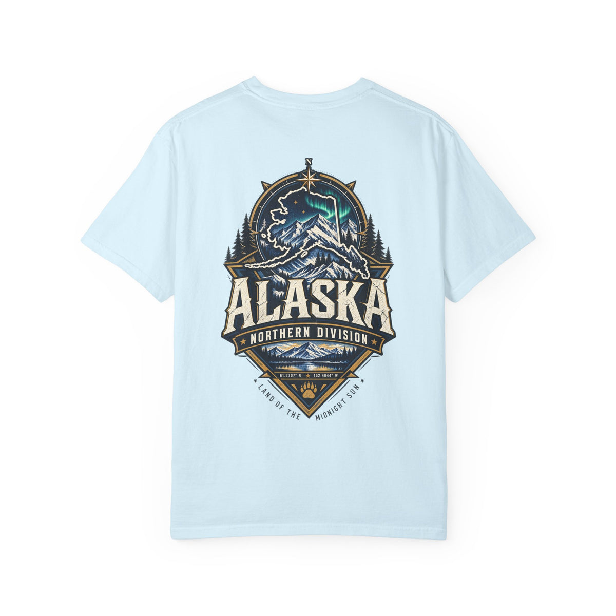 Alaska Northern Division  Unisex Comfort Color 1717 Streetwear Graphic Tee
