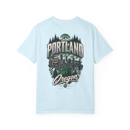 Portland Oregon Unisex Comfort Color 1717 Streetwear Graphic Tee