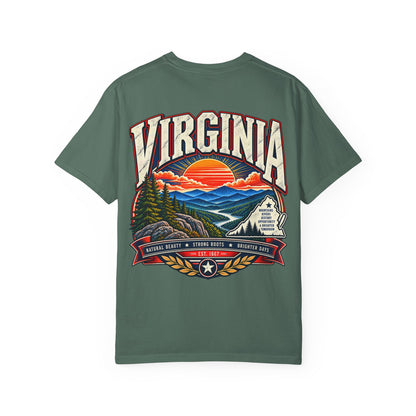 Virginia Mountains Unisex Comfort Color 1717 Streetwear Graphic Tee
